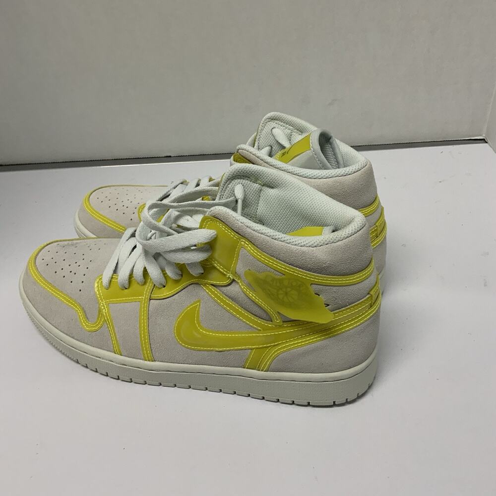 Air Jordan 1 Mid LX Off White Opti Yellow DA5552 107 Size 12 Women Size 10.5 Men